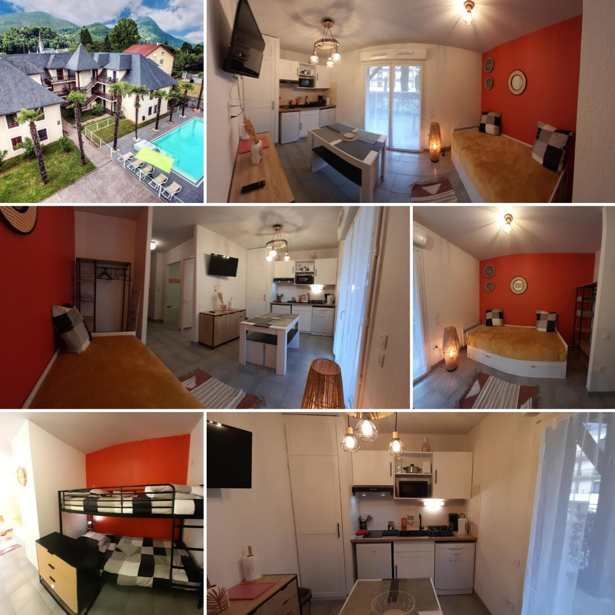 לורדה Appartement Du Chamois Roux, Dans Residence De Tourisme 3 Etoiles מראה חיצוני תמונה